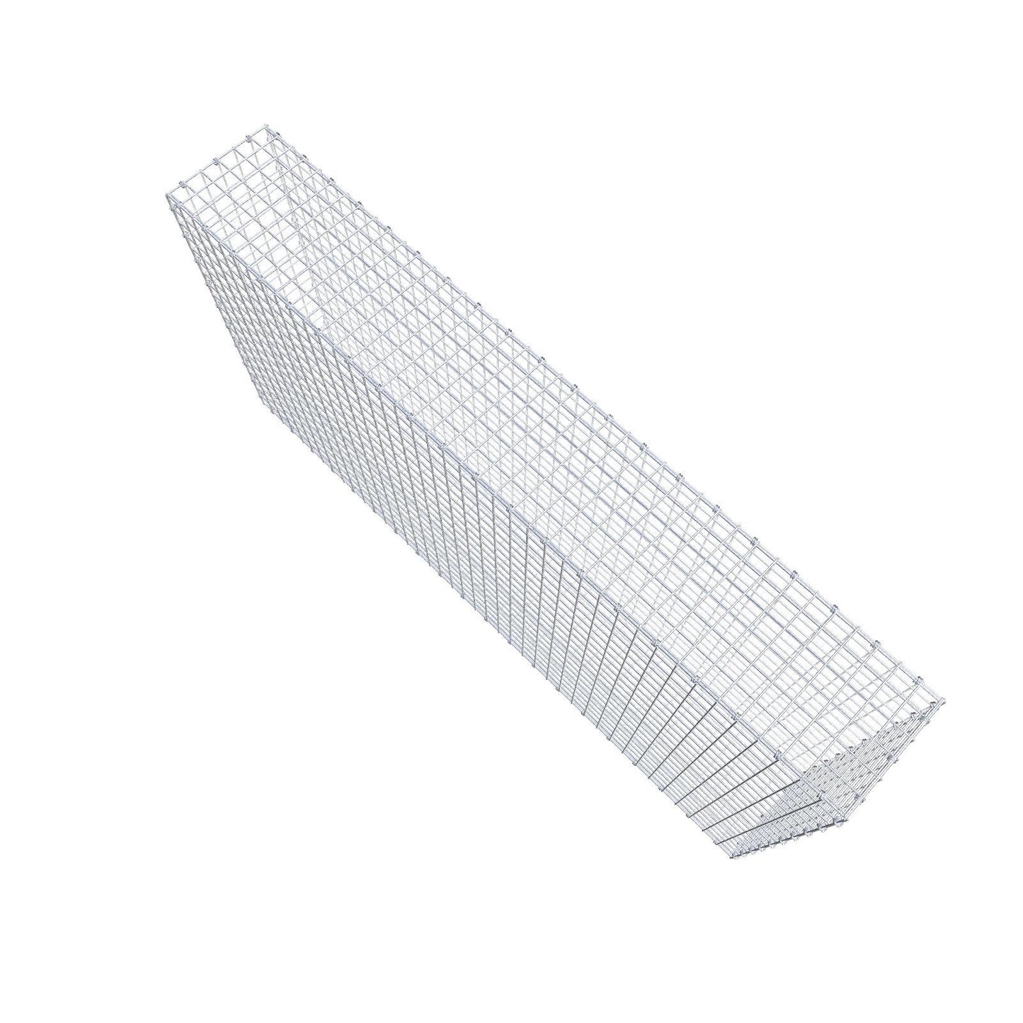 Schanskorf 200 cm x 100 cm x 30 cm (L x H x D), maaswijdte 5 x 5 cm, spiraalring