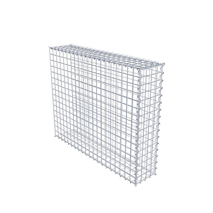 Add-on schanskorf type 2 100 cm x 80 cm x 20 cm (L x H x D), maaswijdte 5 cm x 5 cm, spiraalvormig