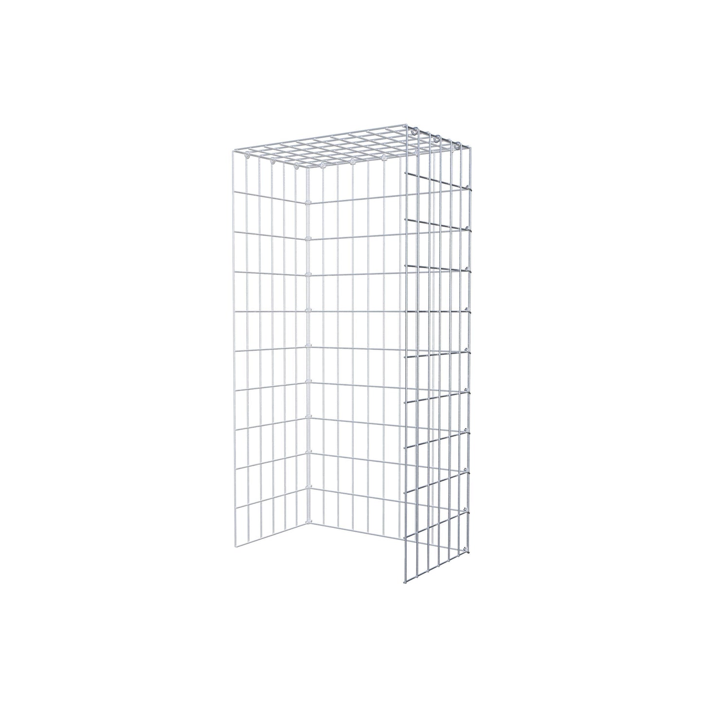 Pila adicional tipo 4 100 cm x 30 cm x 50 cm (L x A x P), malla 5 cm x 10 cm, anillo en C