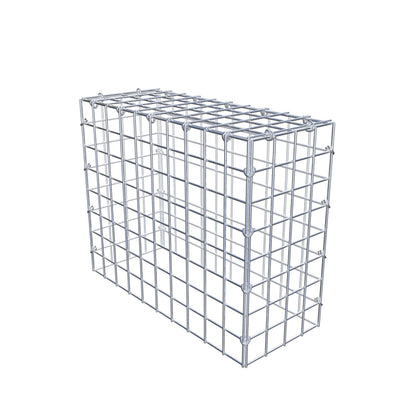 Monteret gabion type 3 50 cm x 40 cm x 20 cm (L x H x D), maskestørrelse 5 cm x 5 cm, C-ring