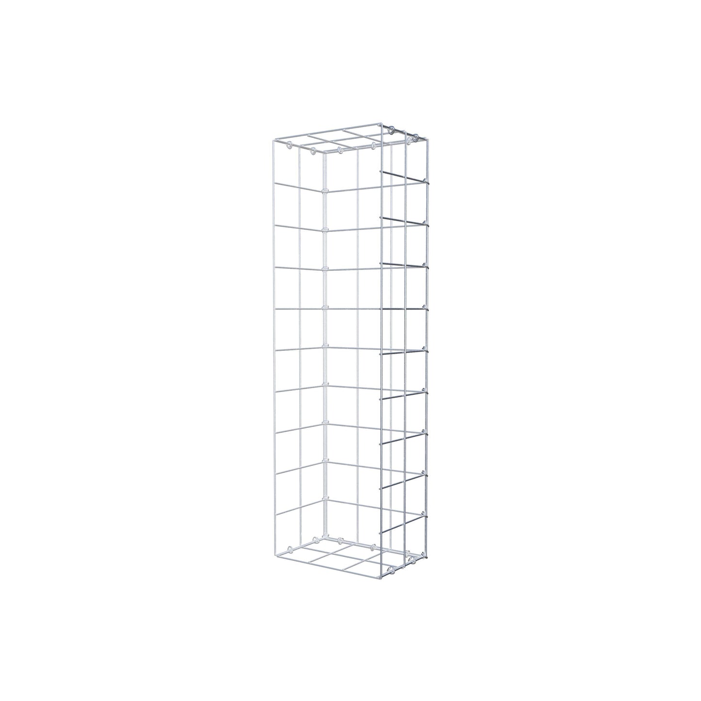 Gabbione aggiuntivo di tipo 2 100 cm x 20 cm x 30 cm (L x A x P), maglia 10 cm x 10 cm, anello a C