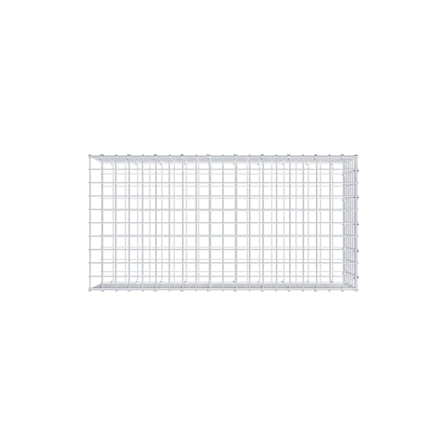 Fourche rapportée type 2 100 cm x 30 cm x 50 cm (L x H x P), mailles 5 cm x 5 cm, anneau C