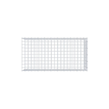 Fourche rapportée type 2 100 cm x 30 cm x 50 cm (L x H x P), mailles 5 cm x 5 cm, anneau C