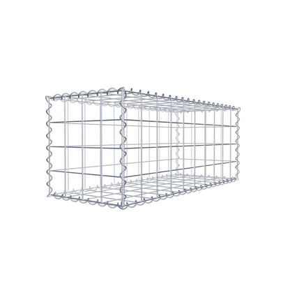 Gabion 100 cm x 40 cm x 40 cm (L x H x D), maskestørrelse 10 cm x 10 cm, spiral