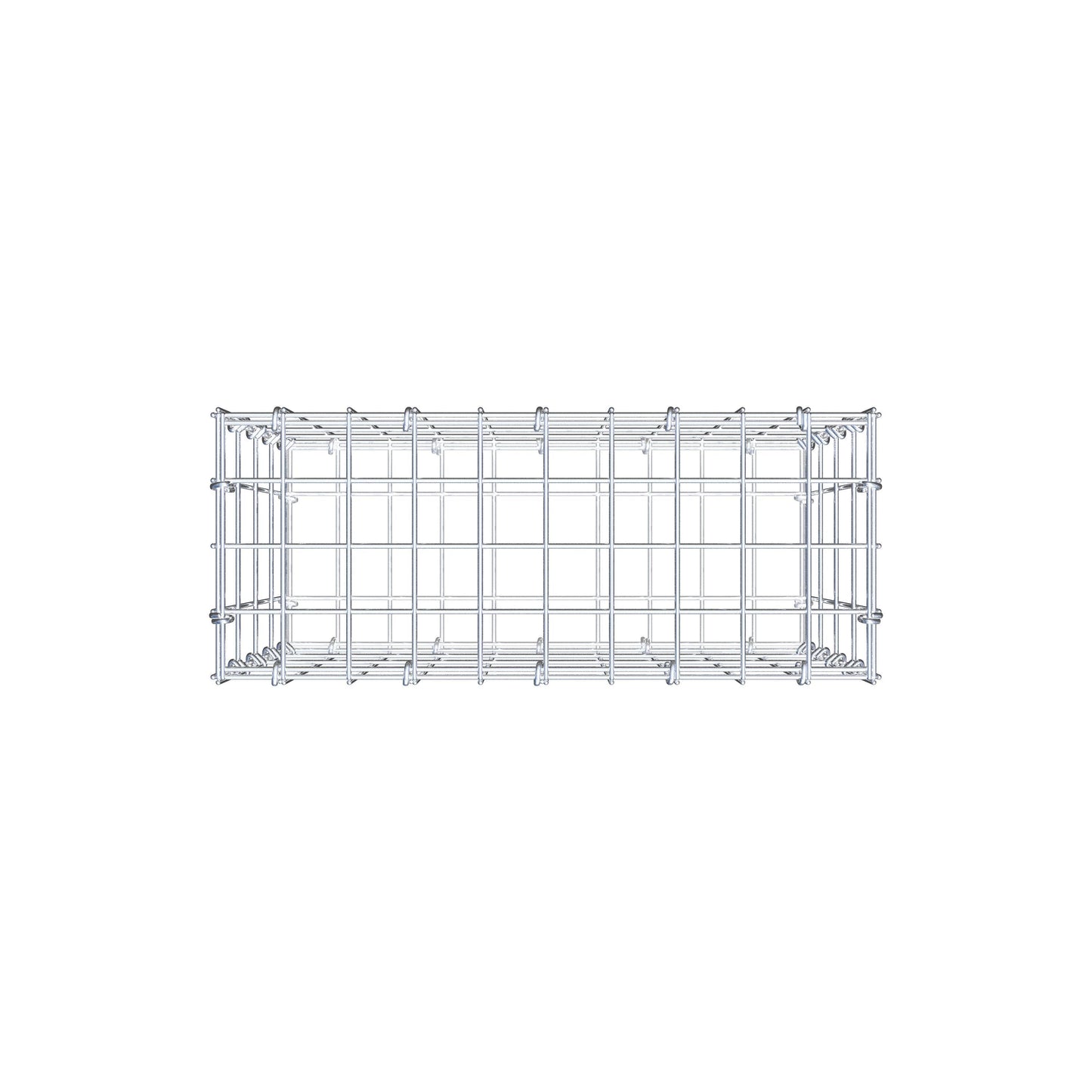 Gabion 50 cm x 40 cm x 20 cm (L x H x D), mesh size 5 cm x 10 cm, C-ring