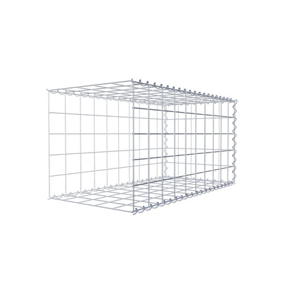 Opvokset gabion type 2 100 cm x 50 cm x 50 cm (L x H x D), maskestørrelse 10 cm x 10 cm, spiral