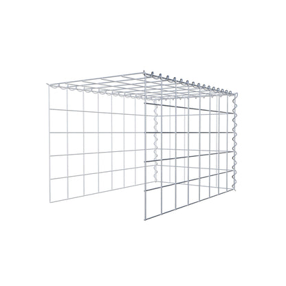 Add-on schanskorf type 4 80 cm x 50 cm x 50 cm (L x H x D), maaswijdte 10 cm x 10 cm, spiraal
