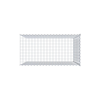 Gabion rapporté type 4 100 cm x 90 cm x 50 cm (L x H x P), mailles 5 cm x 5 cm, spirale