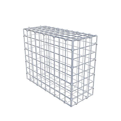 Schanskorf 50 cm x 40 cm x 20 cm (L x H x D), maaswijdte 5 cm x 5 cm, C-ring