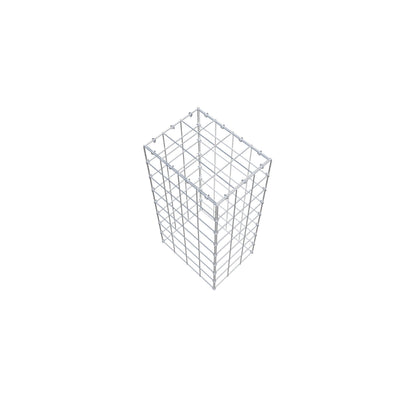 Gabião Tipo 3 80 cm x 40 cm x 30 cm (C x A x P), malhagem 10 cm x 10 cm, anel C