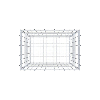 Gabion 100 cm x 60 cm x 40 cm (L x H x D), mesh size 5 cm x 10 cm, C-ring