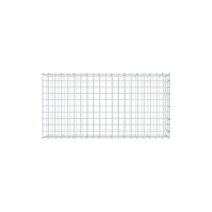 Fourche rapportée type 2 100 cm x 20 cm x 50 cm, mailles 5 cm x 10 cm, anneau en C