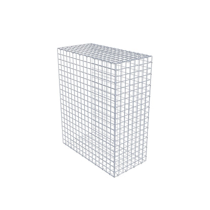 Mounted gabion type 2 100 cm x 80 cm x 40 cm (L x H x D), mesh size 5 cm x 5 cm, C-ring