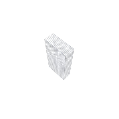 Opzetpaal type 2 200 cm x 100 cm x 40 cm (L x H x D), maaswijdte 5 cm x 5 cm, C-ring
