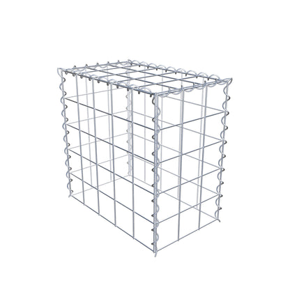 Add-on schanskorf type 3 50 cm x 50 cm x 30 cm (L x H x D), maaswijdte 10 cm x 10 cm, spiraalvormig