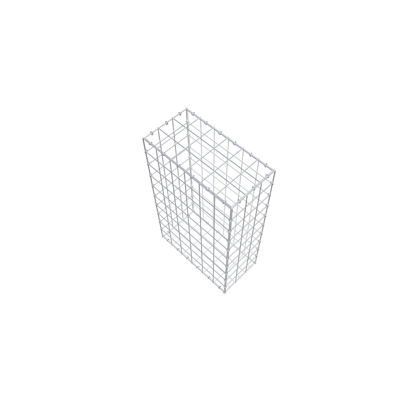 Gabbione 100 cm x 60 cm x 30 cm (L x H x P), maglia 10 cm x 10 cm, anello a C