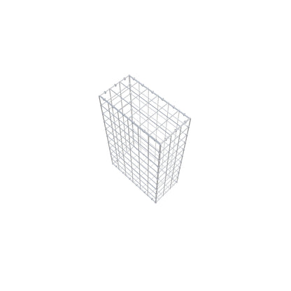 Gabbione 100 cm x 60 cm x 30 cm (L x H x P), maglia 10 cm x 10 cm, anello a C