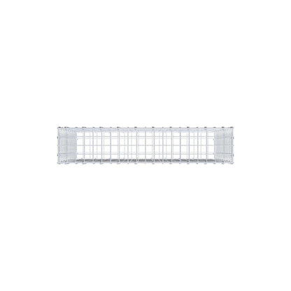 Gabion 100 cm x 80 cm x 20 cm (L x H x D), maskestørrelse 5 x 5 cm, spiralring