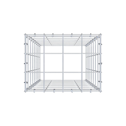 Gabião Tipo 3 80 cm x 40 cm x 30 cm (C x A x P), malhagem 10 cm x 10 cm, anel C