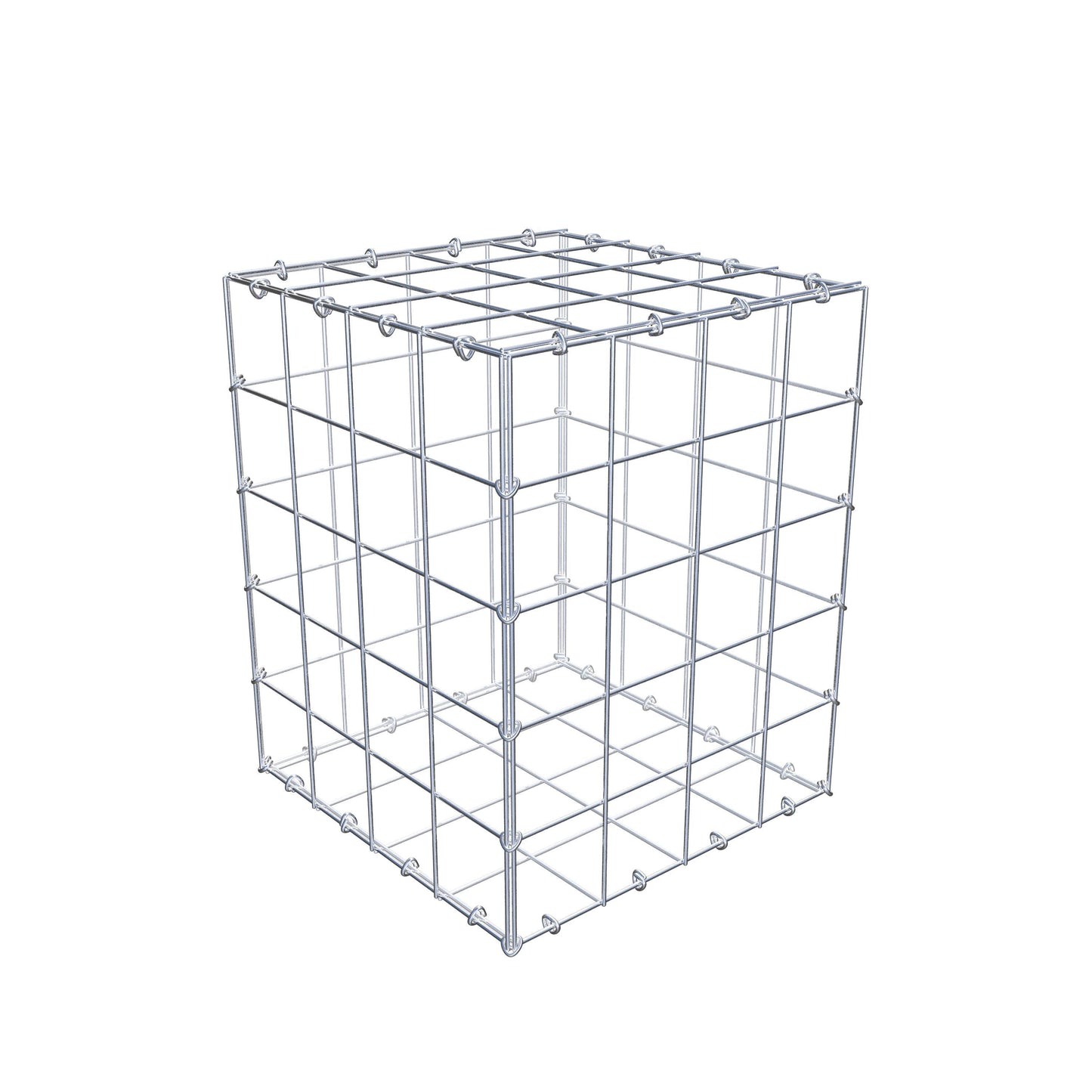 Gabion 50 cm x 40 cm x 40 cm (L x H x D), mesh size 10 cm x 10 cm, C-ring