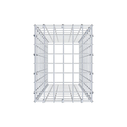 Type 3 oplegkorf 100 cm x 30 cm x 40 cm (L x H x D), maaswijdte 5 cm x 10 cm, C-ring