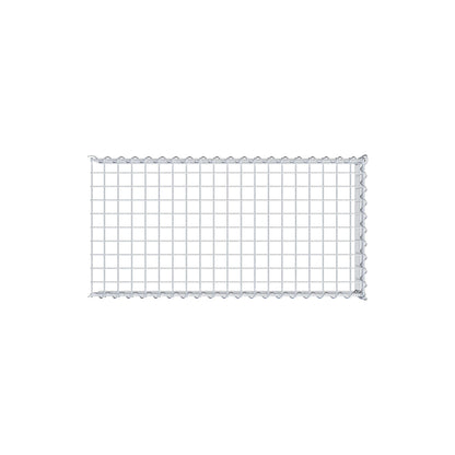 Gabião Tipo 4 100 cm x 20 cm x 50 cm (C x A x P), malhagem 5 cm x 5 cm, espiral