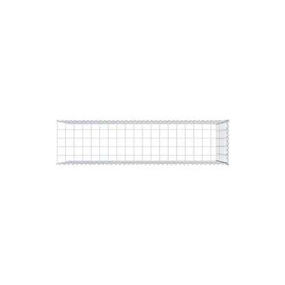 Gabião tipo 4 200 cm x 100 cm x 50 cm (C x A x P), malhagem 10 cm x 10 cm, espiral