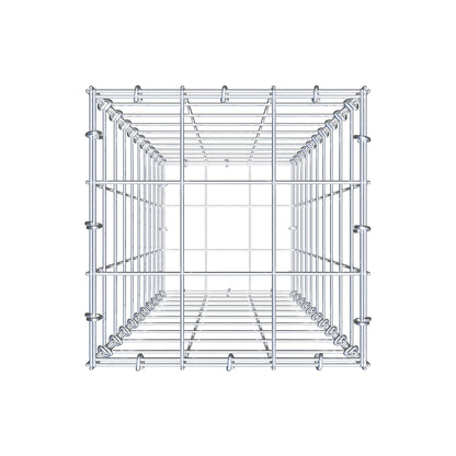 Gabião 100 cm x 30 cm x 30 cm (C x A x P), malhagem 10 cm x 10 cm, anel C