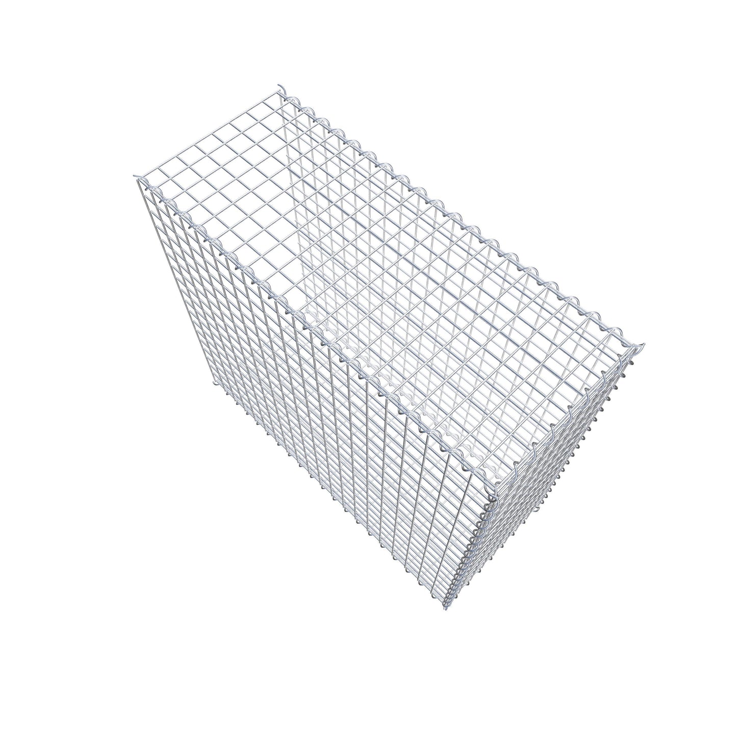 Anbaugabione Typ 2 100 cm x 90 cm x 40 cm (L x H x T), Maschenweite 5 cm x 5 cm, Spirale