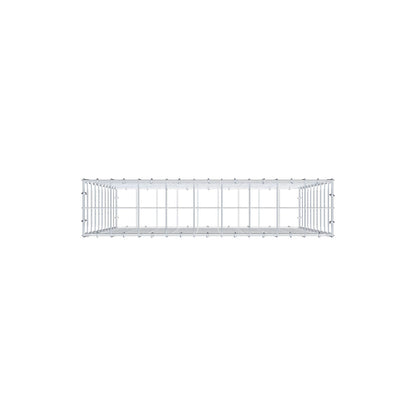 Gabion 100 cm x 90 cm x 20 cm (L x H x D), maskestørrelse 10 cm x 10 cm, C-ring
