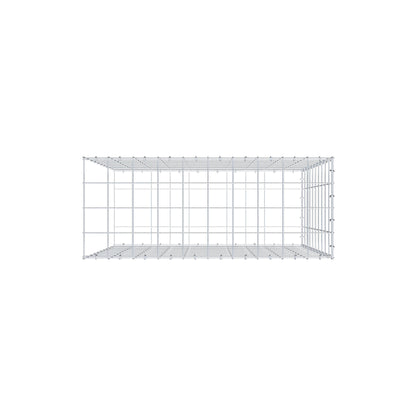 Fourche rapportée type 2 100 cm x 100 cm x 40 cm (L x H x P), mailles 10 cm x 10 cm, anneau C