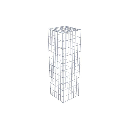 Monteret gabion type 3 100 cm x 30 cm x 30 cm (L x H x D), maskestørrelse 5 cm x 10 cm, C-ring