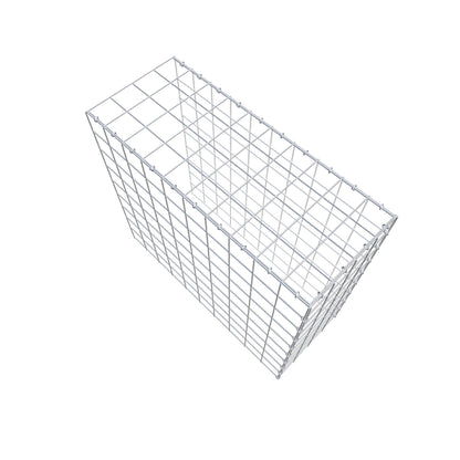 Gavión adicional tipo 4 100 cm x 90 cm x 40 cm (L x A x P), malla 10 cm x 10 cm, anillo en C