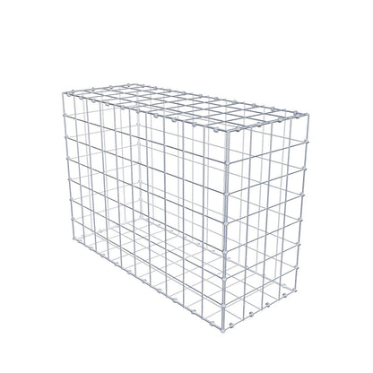 Gabion 100 cm x 70 cm x 40 cm (L x H x D), maskestørrelse 10 x 10 cm, spiralring