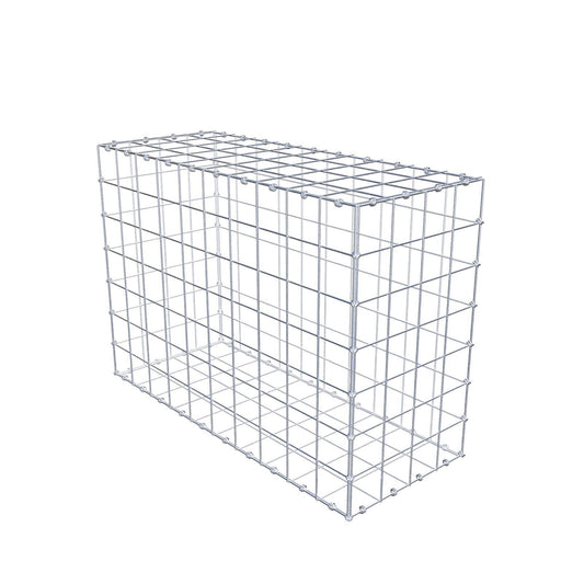 Schanskorf 100 cm x 70 cm x 40 cm (L x H x D), maaswijdte 10 x 10 cm, spiraalring