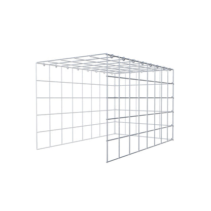 Toegevoegde pool type 4 80 cm x 50 cm x 50 cm (L x H x D), maaswijdte 10 cm x 10 cm, C-ring