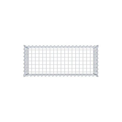 Opvokset gabion type 3 100 cm x 40 cm x 40 cm (L x H x D), maskestørrelse 5 cm x 5 cm, spiral