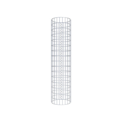 Gabionensäule rund 37 cm Durchmesser, 160 cm Höhe, Maschenweite 5 cm x 10 cm