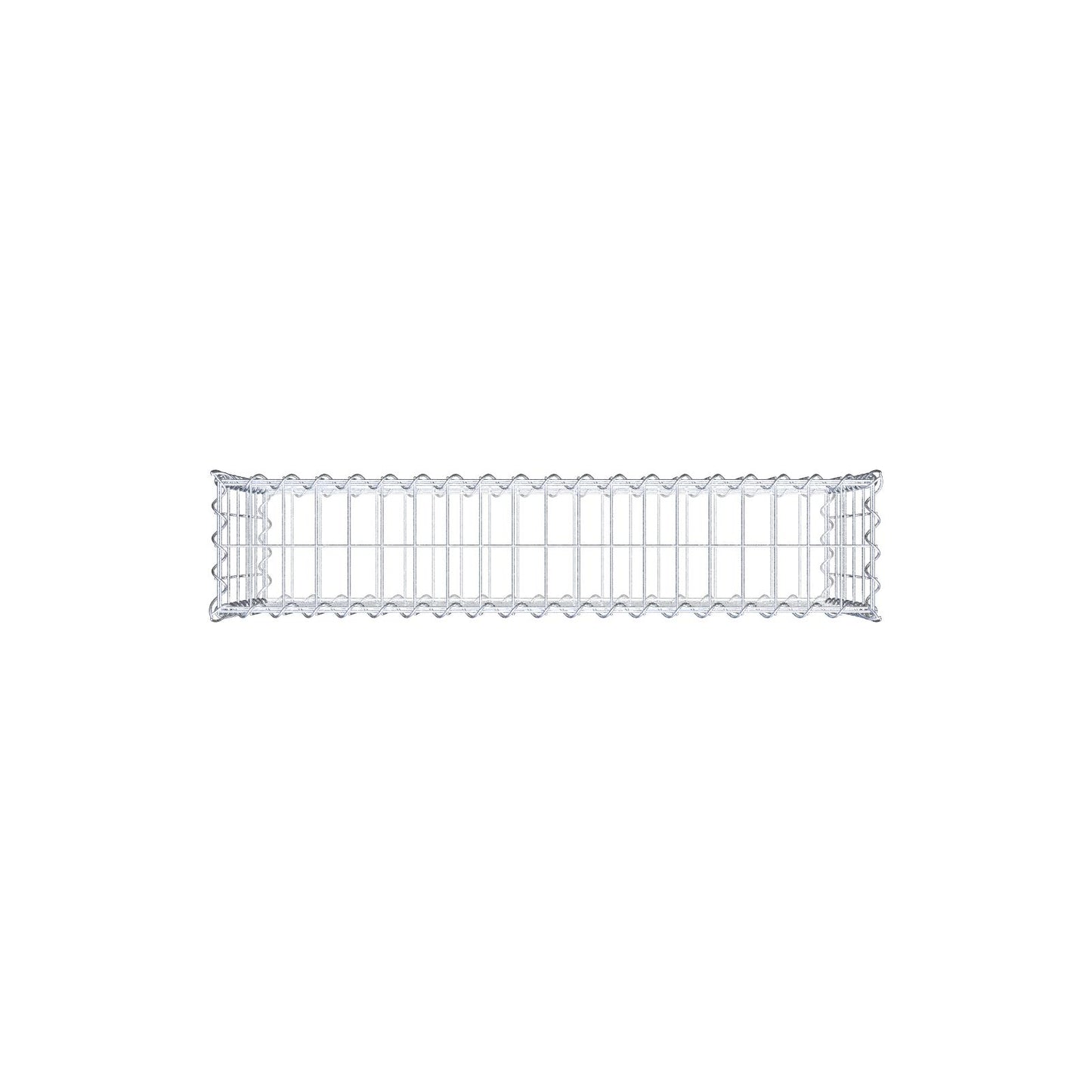 Set van 2 schanskorven 100 cm x 50 cm x 20 cm (L x H x D), maaswijdte 5 x 10 cm, spiraalvormig