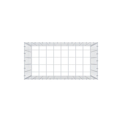 Mounted gabion type 3 100 cm x 70 cm x 50 cm (L x H x D), mesh size 10 cm x 10 cm, C-ring