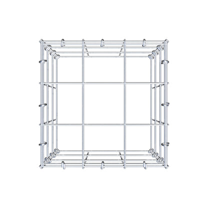 Gabião Tipo 3 30 cm x 30 cm x 30 cm (C x A x P), malhagem 10 cm x 10 cm, anel C