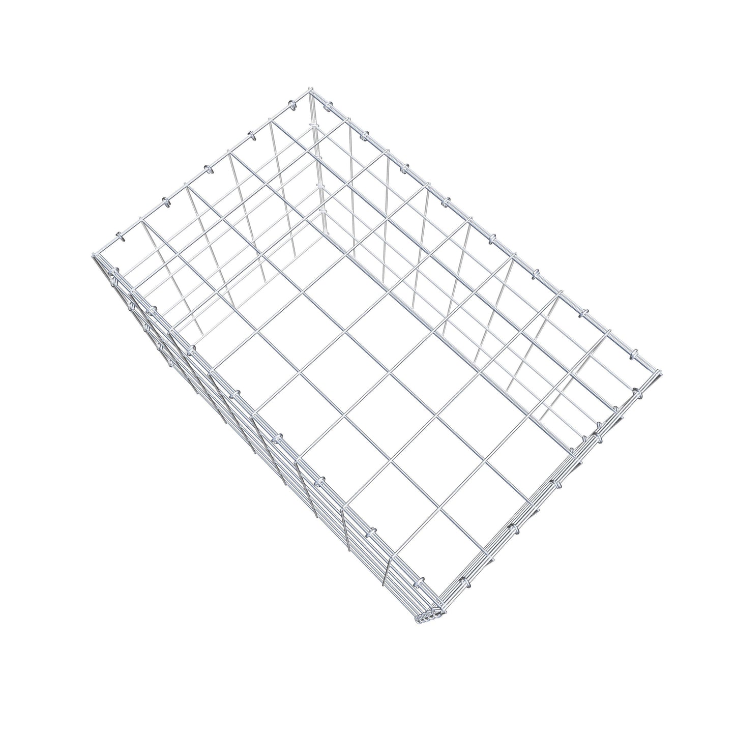 Gabião Tipo 3 80 cm x 50 cm x 50 cm (C x A x P), malhagem 10 cm x 10 cm, anel C