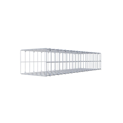Fourche rapportée type 2 100 cm x 20 cm x 30 cm, mailles 5 cm x 10 cm, anneau en C