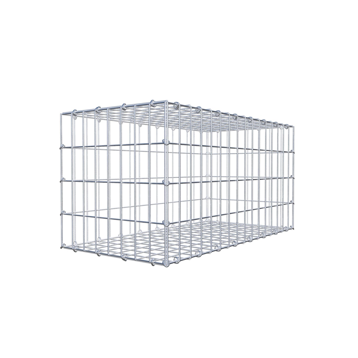 Schanskorf 80 cm x 40 cm x 40 cm (L x H x D), maaswijdte 5 cm x 10 cm, C-ring
