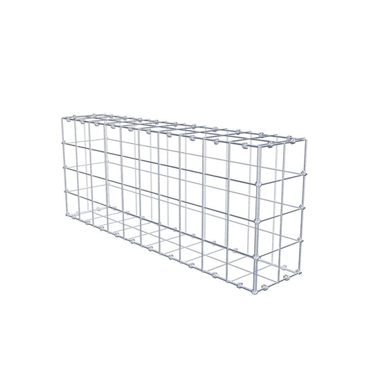 Schanskorf 100 cm x 40 cm x 20 cm (L x H x D), maaswijdte 10 x 10 cm, spiraalring