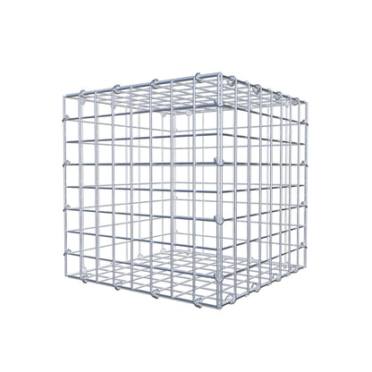 Gabione 40 cm x 40 cm x 40 cm (L x H x T), Maschenweite 5 cm x 5 cm, C-Ring
