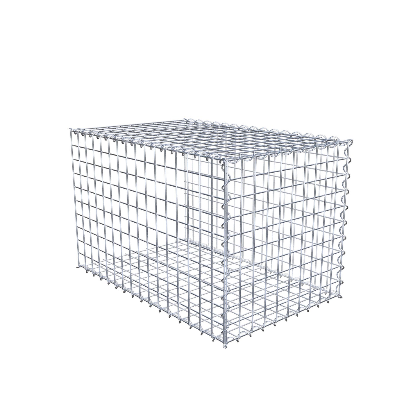 Add-on schanskorf type 2 80 cm x 50 cm x 50 cm (L x H x D), maaswijdte 5 cm x 5 cm, spiraalvormig