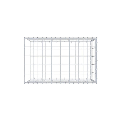 Gabião tipo 2 80 cm x 50 cm x 50 cm (C x A x P), malhagem 10 cm x 10 cm, anel C