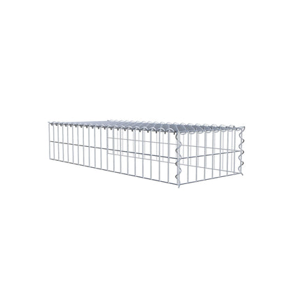 Anbaugabione Typ 4 100 cm x 20 cm x 40 cm (L x H x T), Maschenweite 5 cm x 10 cm, Spirale