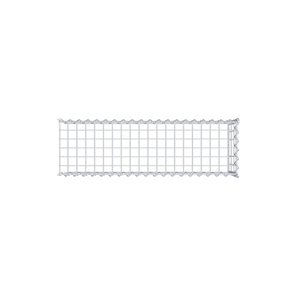 Extra gabion typ 4 100 cm x 30 cm x 30 cm (L x H x D), maskstorlek 5 cm x 10 cm, spiral